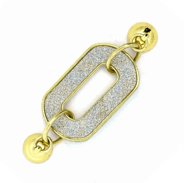 10 Way BUNDLE  - Paperclip - Yellow Gold (Includes 10 Way Necklace, Mini Connectors & Shimmer Paperclip Pendant) Seriously Romantic