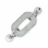 Shimmer Paperclip Pendant - Silver Pendant