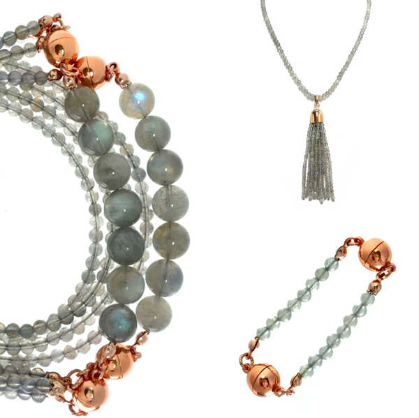 10 Way BUNDLE - Labradorite (Includes 10 Way Necklace, Tassel & Mini Connectors) Seriously Romantic