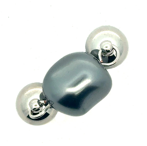 Pendant - Organic Pearl - Dark Grey