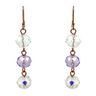 SET 2- 50% OFF! LILAC CRYSTAL TASSEL & MINI CONNECTORS+ AB CRYSTAL LONG STRAND AND MEDIUM STRAND + BESPOKE LILAC /AB CRYSTAL EARRINGS FLASH SALE