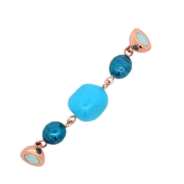 SET 4- 40% OFF! STEEL BLUE SHELL PEARL 10 WAY NECKLACE+ STEEL BLUE SHELL PEARL TASSEL + BESPOKE MINI FEATURE CONNECTOR FLASH SALE