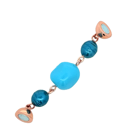 Feature Mini Link connector - Blue Organic Shell Pearl