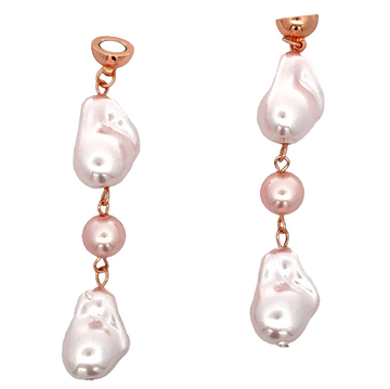 LARIAT ENDS - Pink Teardrops Maria Nicola