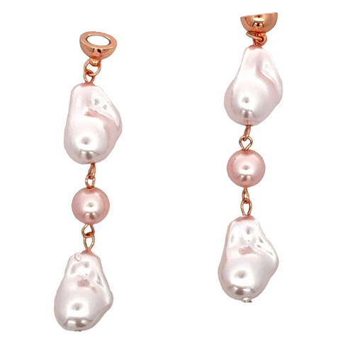 LARIAT ENDS - Pink Teardrops