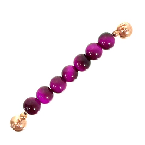 Connector - Magenta Tiger Eye