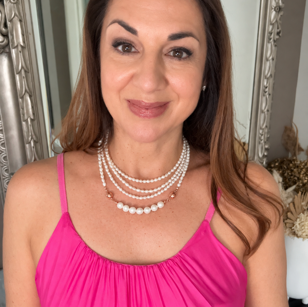10 Way Necklace - Cream Pearl Seriously Romantic