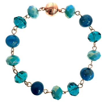 Bracelet Link - Ocean Blue (Apatite/Turquoise/Teal) Seriously Romantic