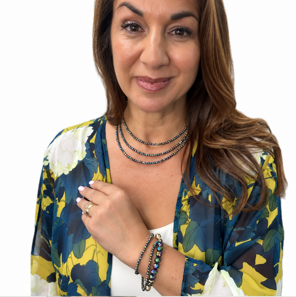 10 Way Necklace - Harlequin Crystal Seriously Romantic