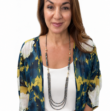 10 Way Necklace - Harlequin Crystal Seriously Romantic