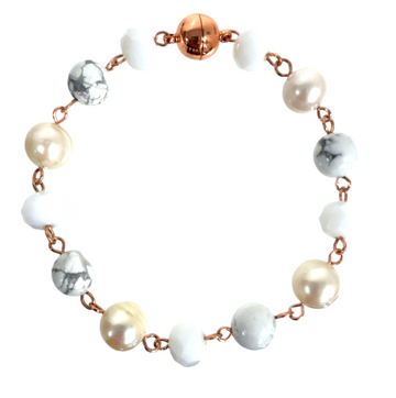 Bracelet Link - White Seriously Romantic