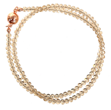 Medium Strand Necklace - Champagne Crystal Seriously Romantic