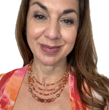 10 Way Necklace - Orange Agate Seriously Romantic