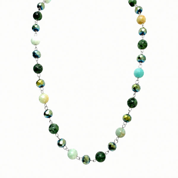 LONGER Link Necklace - Sea Green