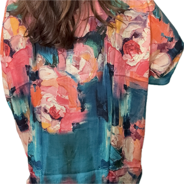 SET 6-40% OFF! CHOOSE FROM LONG MODAL KIMONO + BURGUNDY SHELL PEARL MEDIUM STRAND+ LARGE RAINBOW CUSHION PENDANT FLASH SALE