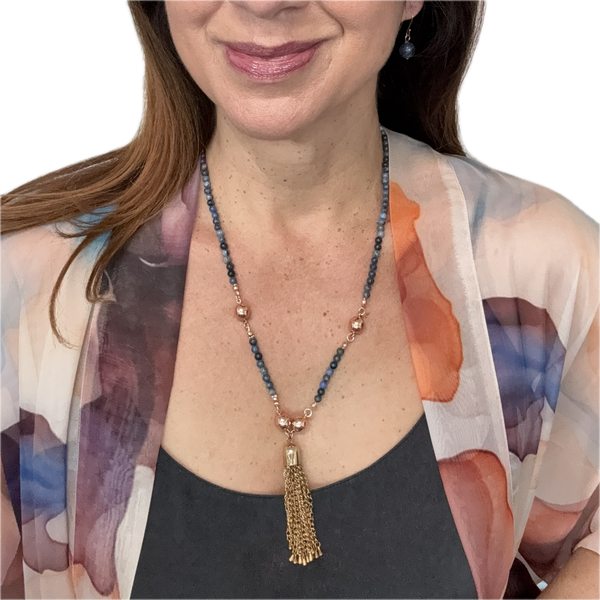 Short Earrings - Sodalite Maria Nicola
