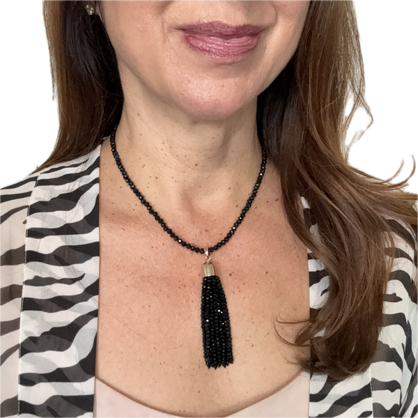 Tassel - Black Crystal Seriously Romantic