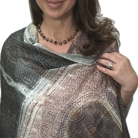 Scarf - Fine Wool - Tree Of Life