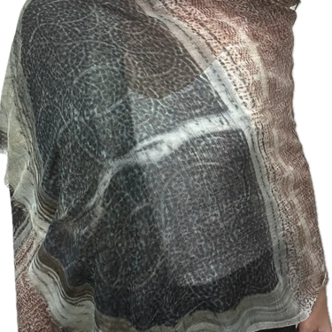 Scarf - Fine Wool - Tree Of Life Namaskar