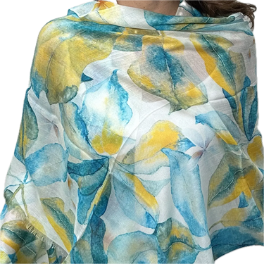 Scarf - Modal Silk - Aegean Namaskar