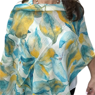 Scarf - Fine Wool - Aegean - ON SALE 20% OFF! Namaskar