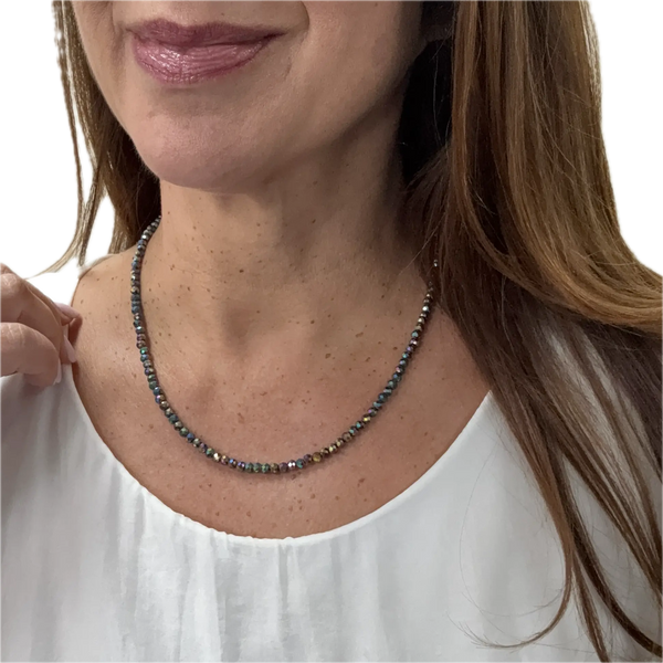 Medium Strand Necklace - Harlequin Crystal Seriously Romantic