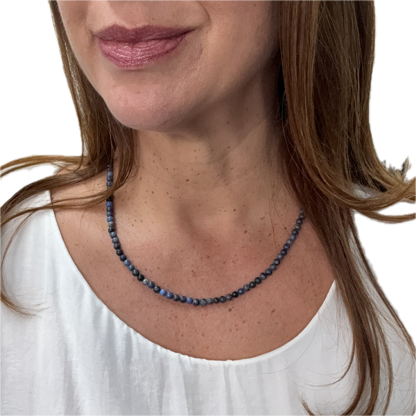 Medium Strand Necklace - Sodalite