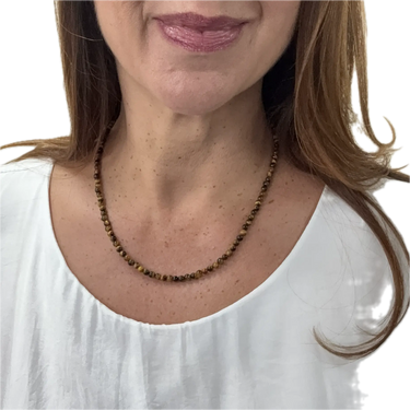 Medium Strand Necklace - Tiger Eye Seriously Romantic
