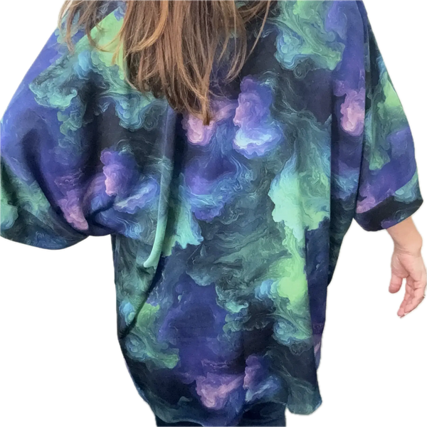 Square Kimono - Midnight Aurora Ragesh