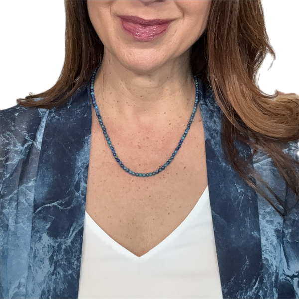 Medium Strand Necklace - AZURITE