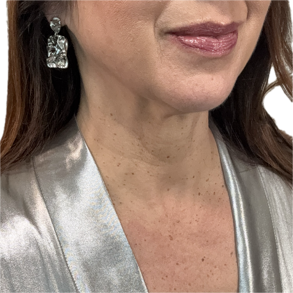 Earrings  - Liquid Metal