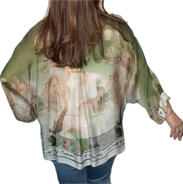 Silk Blend Top - Verde Vista