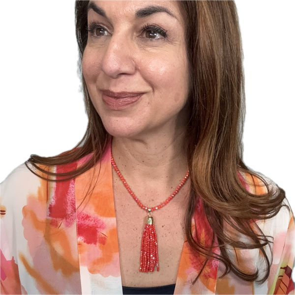 Tassel - TANGERINE Crystal