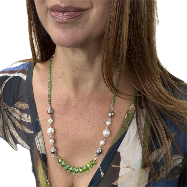Mini Connectors - Graduating Shell Pearl - CREAM PEARL Maria Nicola