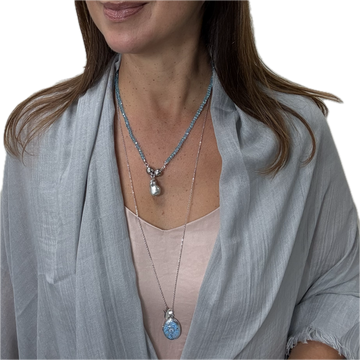 Bamboo Scarf - Light Grey