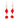 Long Earrings - Translucent Red Crystal Maria Nicola