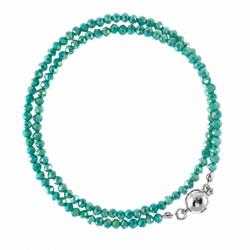 Medium Strand Necklace - Turquoise Crystal Seriously Romantic