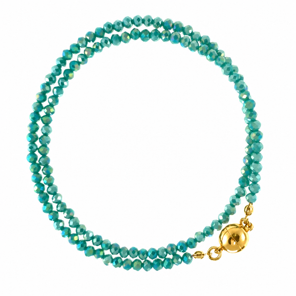 Medium Strand Necklace - Turquoise Crystal Seriously Romantic