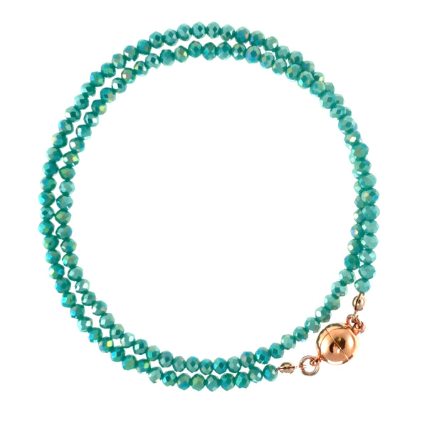 Medium Strand Necklace - Turquoise Crystal Seriously Romantic