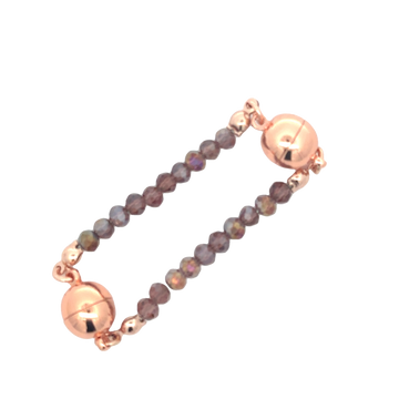 Mini Connectors - Plum Crystal