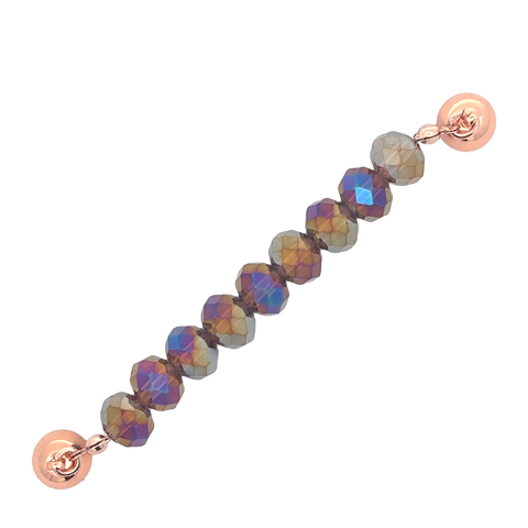 Connector - Plum Crystal