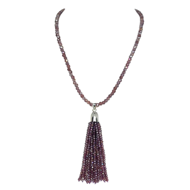 Tassel - Plum Crystal Seriously Romantic