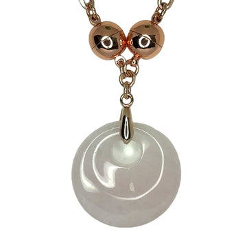 Pendant - Circle Of Love - Rose Quartz