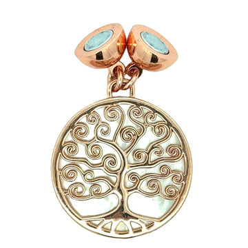 Pendant - Double Sided - WHITE Tree Of Life