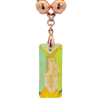 Pendant - Rectangular Growing Crystal - AB