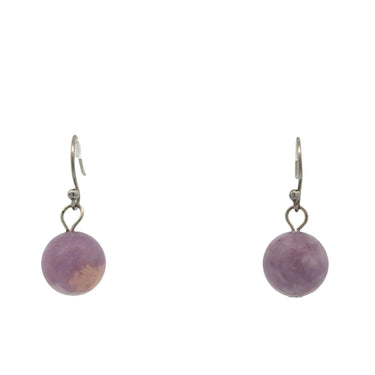 Short Earrings - Lepidolite Maria Nicola