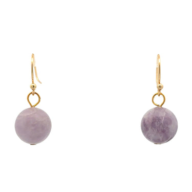 Short Earrings - Lepidolite Maria Nicola