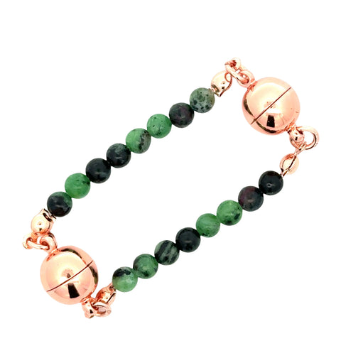 Mini Connectors - RUBY ZOISITE
