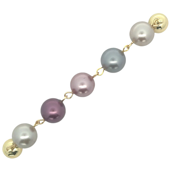 Feature Connector - Metallic Mauve Link Connector Maria Nicola