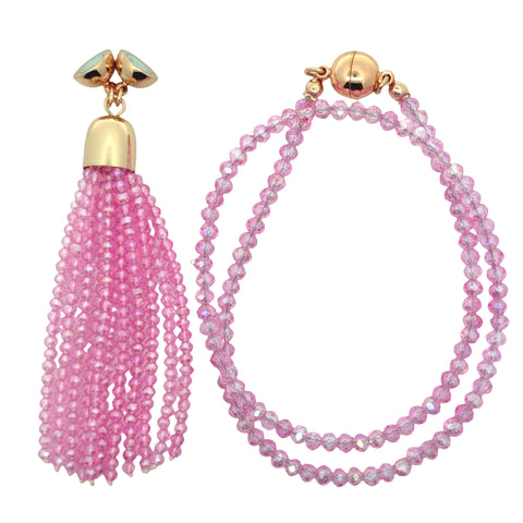 TASSEL CONVERSION - Candy Pink - (tassel must be purchased on the same invoice)